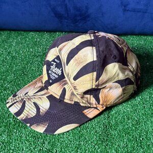 Neff MMXV Fresh Hawaiian Floral Black Dad Hat  Casual Travel Cap Adjustable OSFA